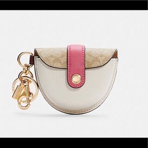 Coach Mini Saddle Bag Charm